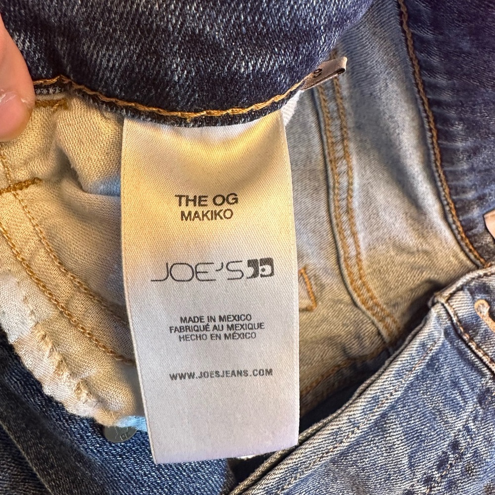 Joe's Jeans “The OG Makiko” Blue Straight Ankle Jean Women's Size 28 Joes Jeans - Picture 8 of 9
